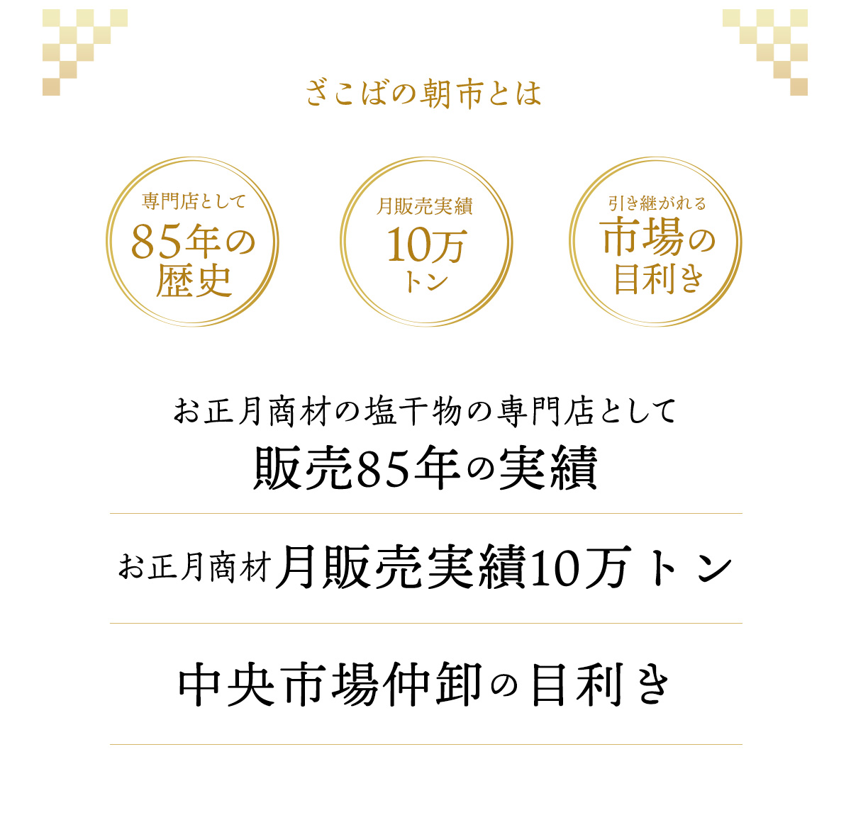 プロの目利きですべてが上質