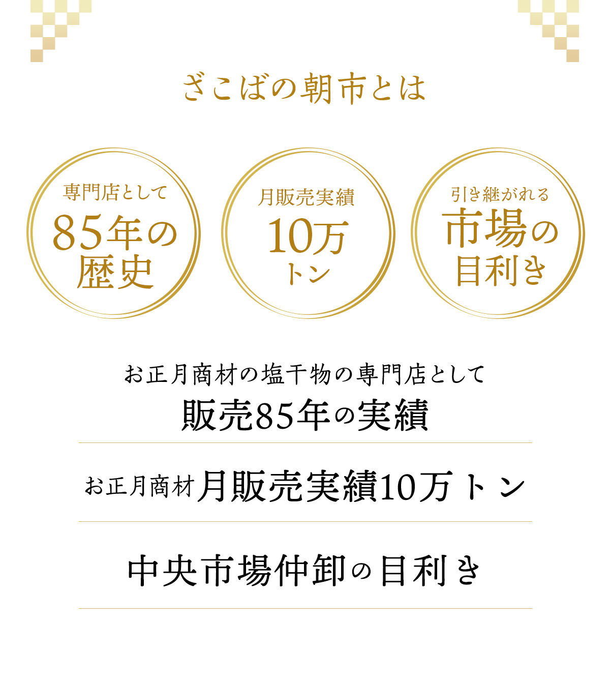 プロの目利きですべてが上質