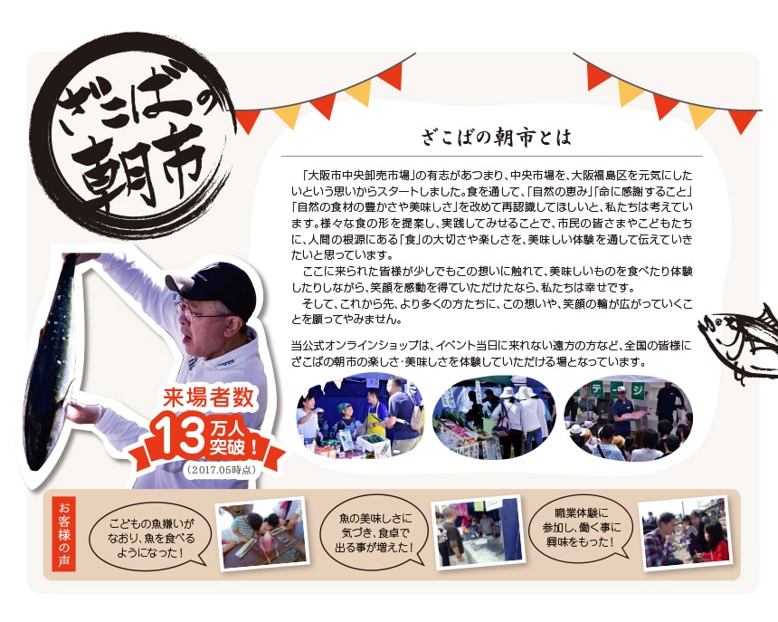 ざこばの朝市 ざこばの朝市とは