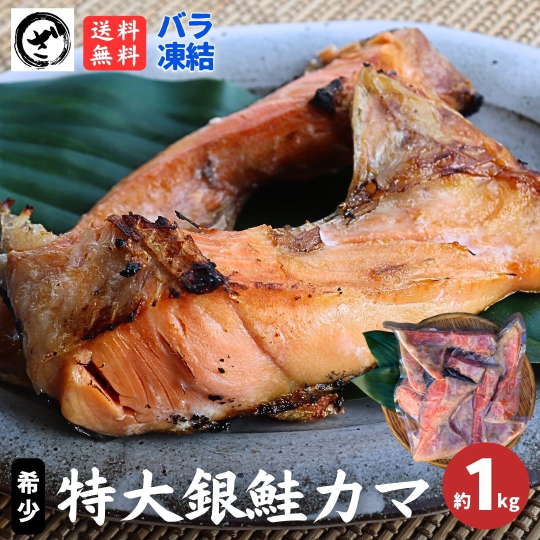 プレミアム銀鮭特大カマ 約1.65k（カマ10個入） 冷凍 鮭 さけ サケ かま 切落し 特大 規格外 訳あり BBQ | ざこばの朝市  公式オンラインショップ｜鮭・数の子・うなぎ・旬の海鮮を通販で | ざこばの朝市で旬の魚をお取り寄せ